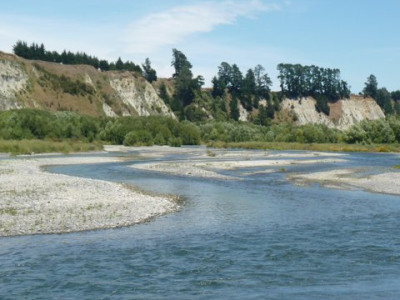 Braided river below Whanawhana edited