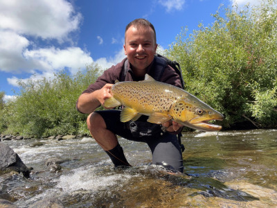 TRL1Jan2024. Jack Ogden with an early January 2024 ringplain brown.
