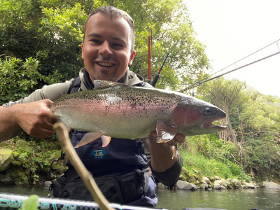 TRL1Nov23. Jack Ogden with a nice early season ringplain rainbow