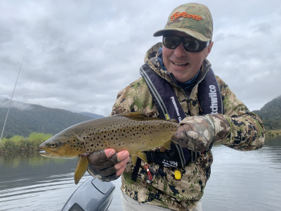 Paul Marshall with an opening day fish from the West Coast