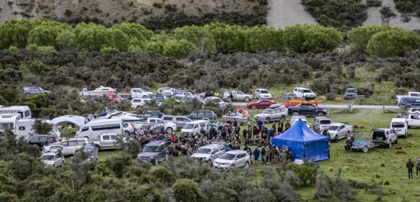 The crowd at the prizegiving at the last event in 2020.