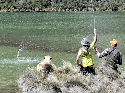 Cover Finn Stevens hooked up in the Canterbury High Country over Waitangi weekend