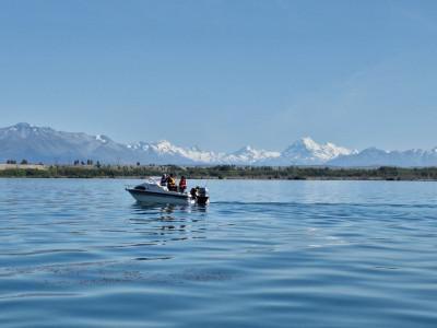 WFR2425 83 A family of three generations enjoying everything lake fishing by boat has to offer in the Mckenzie basin.