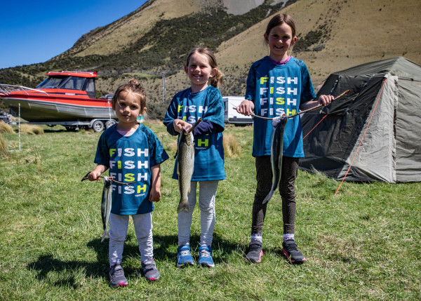 Three Lloyd sisters, Hannah (left), Charlotte (middle) and Lucy (right) from Rangiora