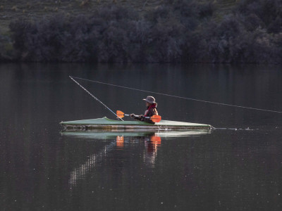 WFR 2 A pleasant way to fish. Trolling from a kayak