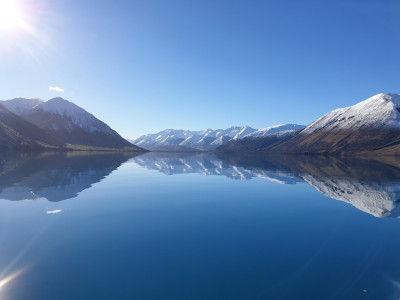 lake coleridge on a windless day