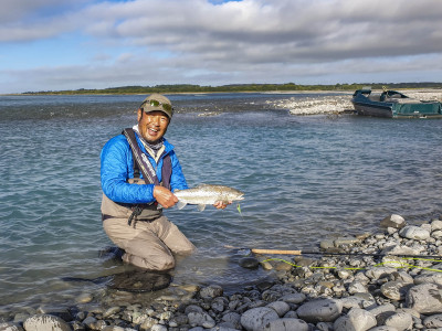 Kunio Onishi Rakaia Esturine trout 1