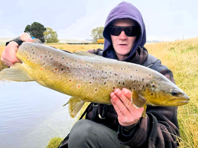 Hadlee brown trout upper taieri