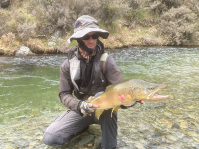 Adam Mckeown Brown trout central otago