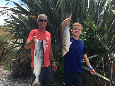 Jason Millichamp caught this early season West Coast Salmon near Haast recently