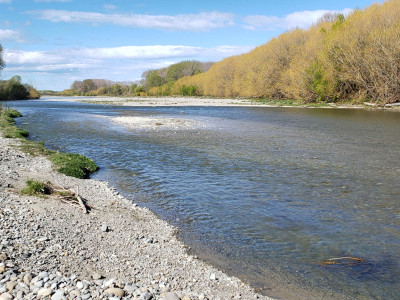 WFR2122.03 the Opihi River was in great order for spin and bait fishing 2 days before Opening Day 2021 Credit R Adams