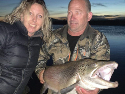 WFR2122.46 Tania Boocock caught this big canal brown on a bladed spinner at the canals recently