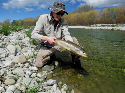 WFR1920.29 the Opihi River has provided a reliable fishing option this season credit R Adams