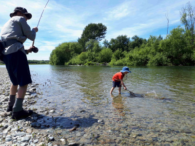 WFR1920.22 rivers like the Opihi offer good flows and excellent sight fishing currently Credit K De Lange
