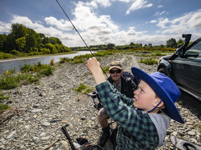 FGNZ7083A What better time to teach a young person to fish than during the summer holidays Credit Richie Cosgrove