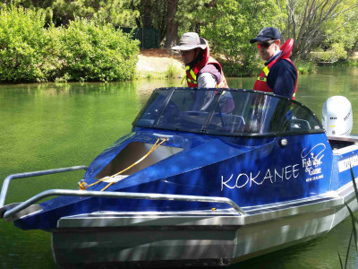 WFR1718.25The Central South Island Regions new aquatic ranger at Boat Harbour Lake Aviemore.