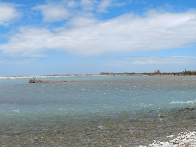 Lower reaches of the Rangitata Currently a good colour