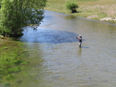 WFR2324.16 Peter Staub fishes the 2022 High Country Opening near Twizel Photo by R Adams