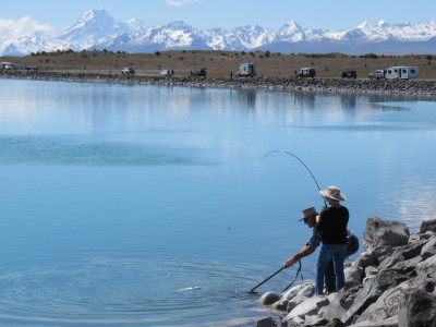 WFR2324.14 The Tekapo Canal at its best on Labour Weekend 2023 Photo by Rhys Adams