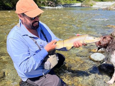 WFR2324.37 Charles Smith caught this brown trout recently