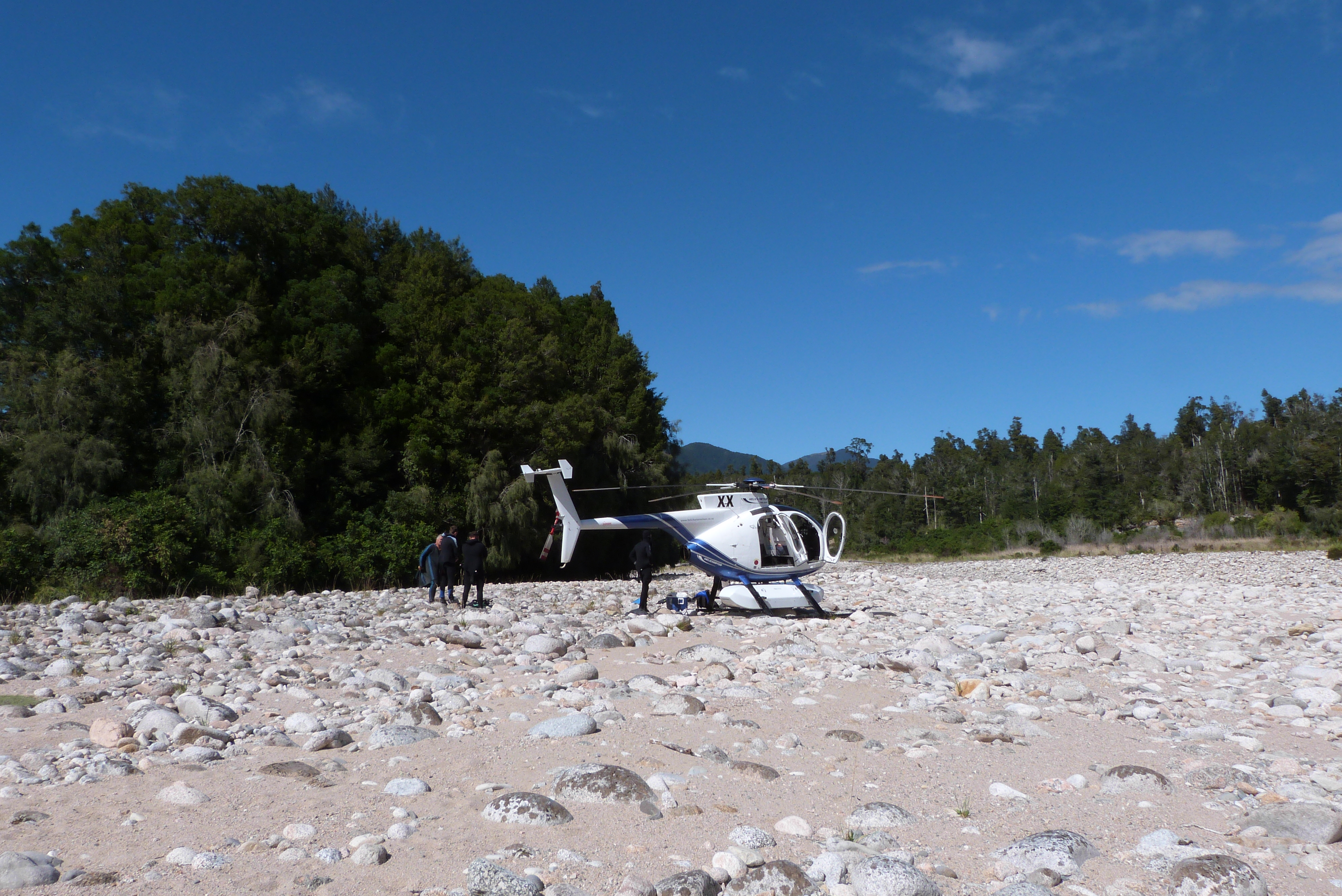Staff and Honorary Rangers Moving Between Dive Sites and Preparing For Compliance Checks in the West Coast backcountry March 2018