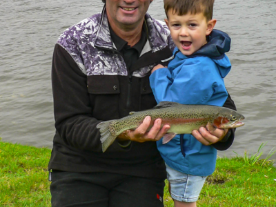 Inglewood Rod Gun Recreation Club President Pogal Moratti with grandson Gianluca Wheatley 1