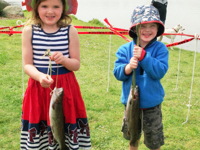 Fish out events are a great way to get kids hooked on trout fishing