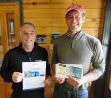Fish Gold winners Mark Preece Left and Marcel Schweizer