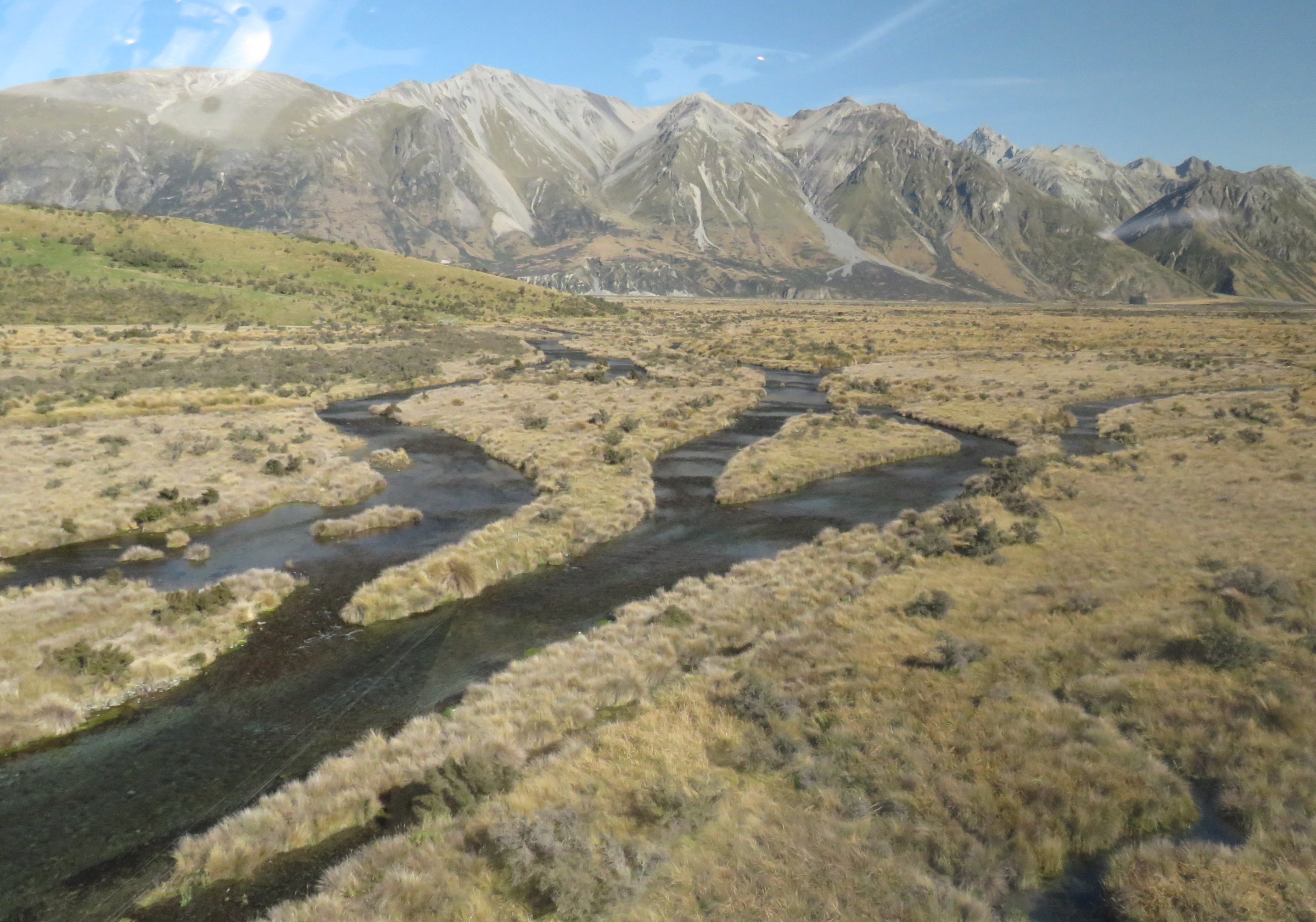 RLapril18csi3the heli view of Deep Creek during a spawning survey