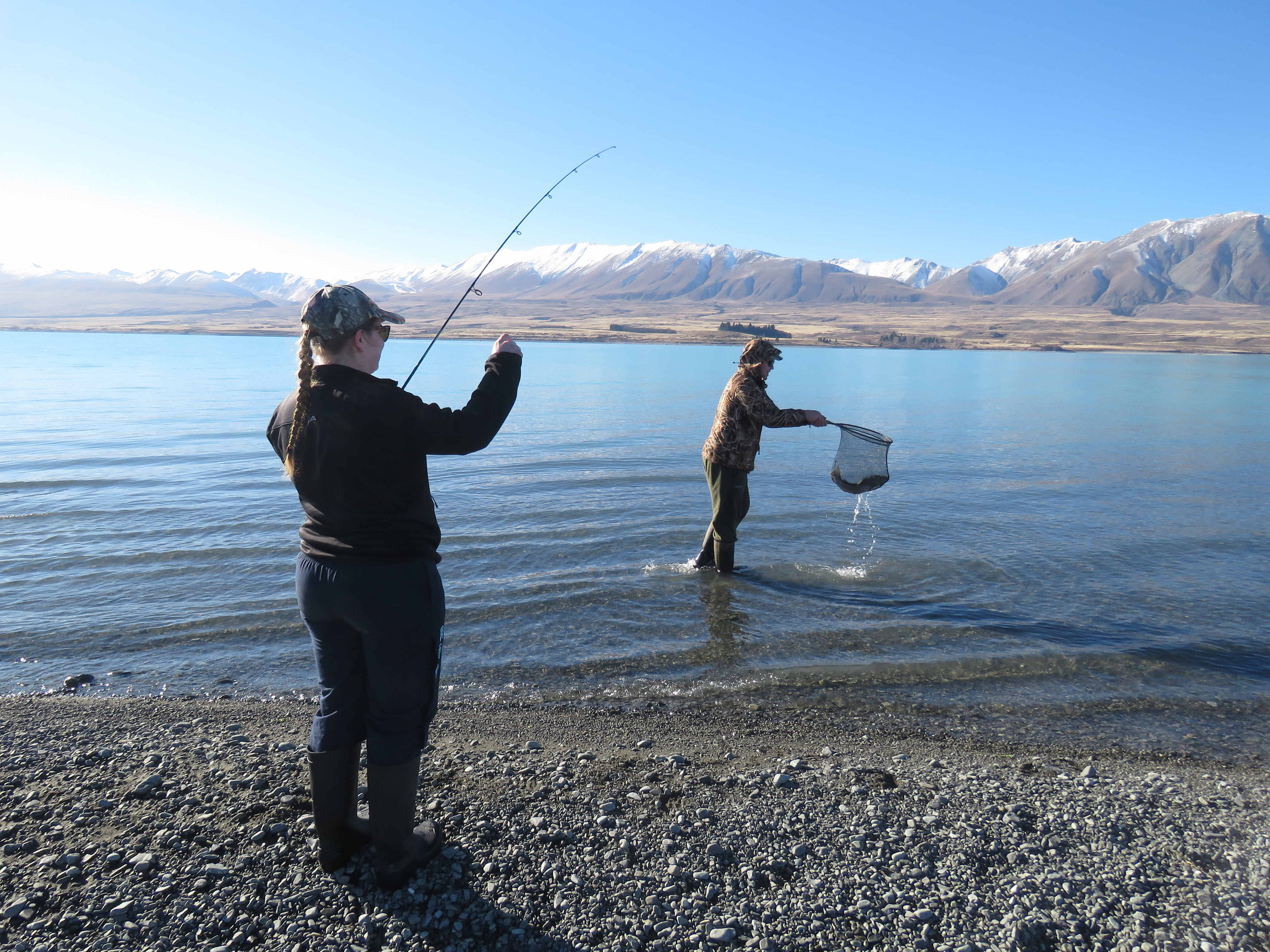 RL CSI August 2 Spring is often a successful time to fish lakes Tekapo Pukaki and Benmore credit Rhys Adams