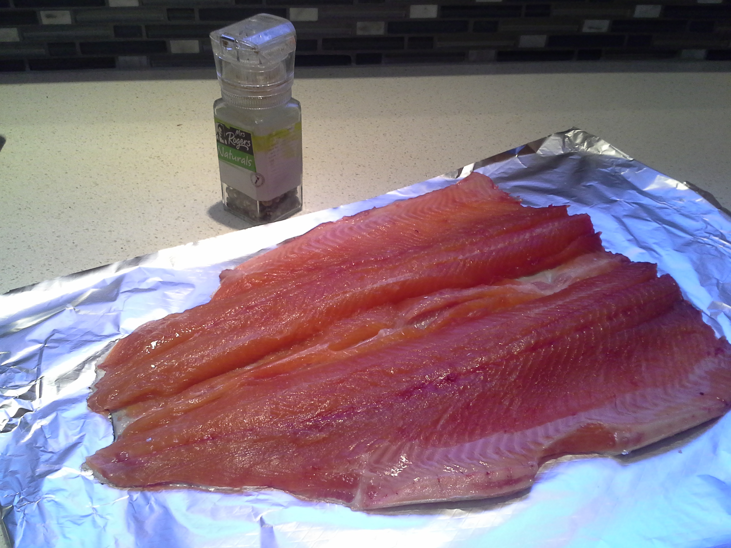 Eating trout ready to eat Trout