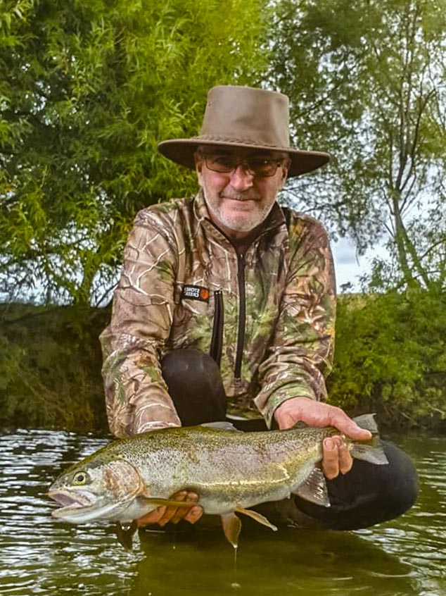 Keith with a nice conditioned rainbow 1