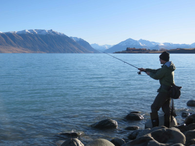 RL CSI April 1 Fish on in May at the large lakes and canals of the Macknzie Basin photo credit Rhys Adams