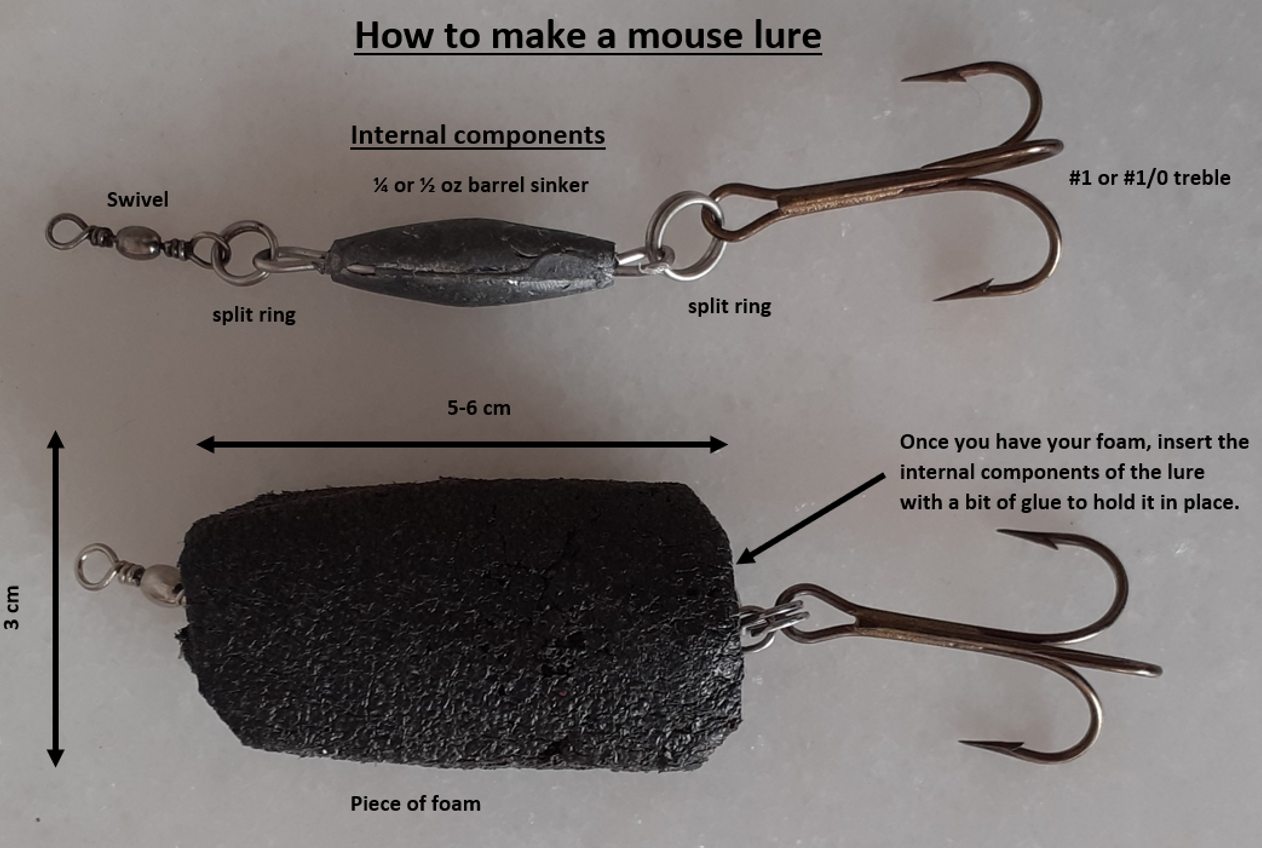 Mouse lure with instuctions