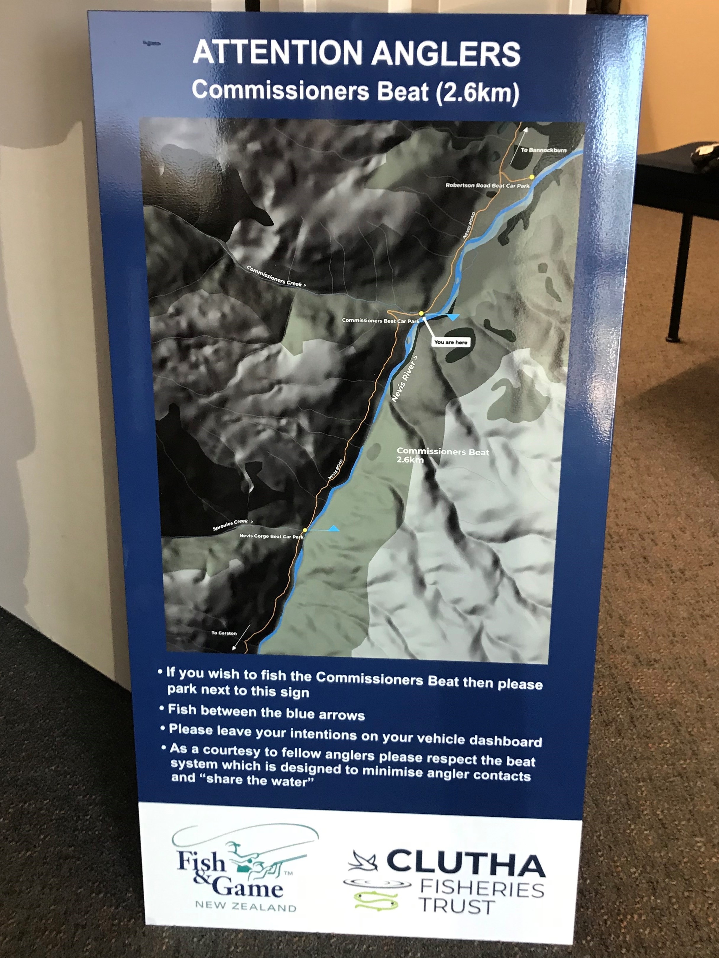 Otago Reel Life March 2022 sign