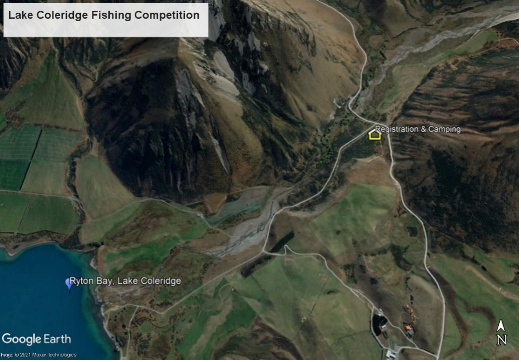 Lake Coleridge map