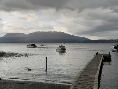 anglers head out onto tarawera at opening