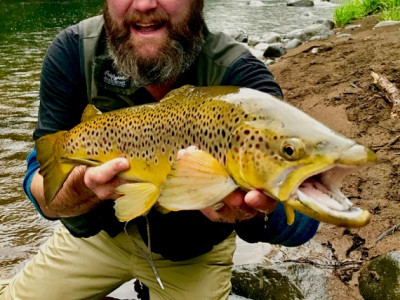 TRL1Sept2020. Kymon Hill with an opening day catch on the Taranaki ringplain.