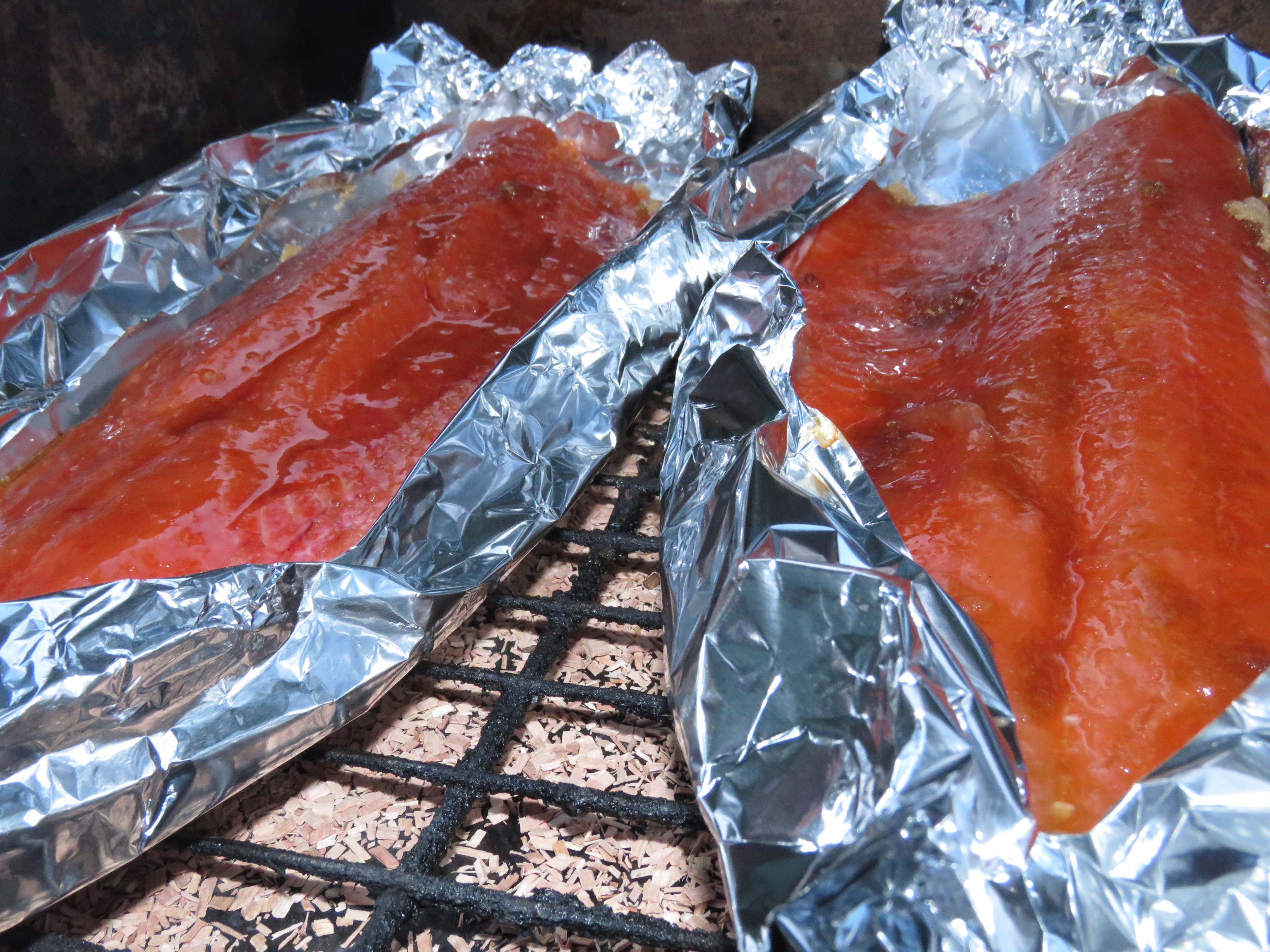 Smoke box trout