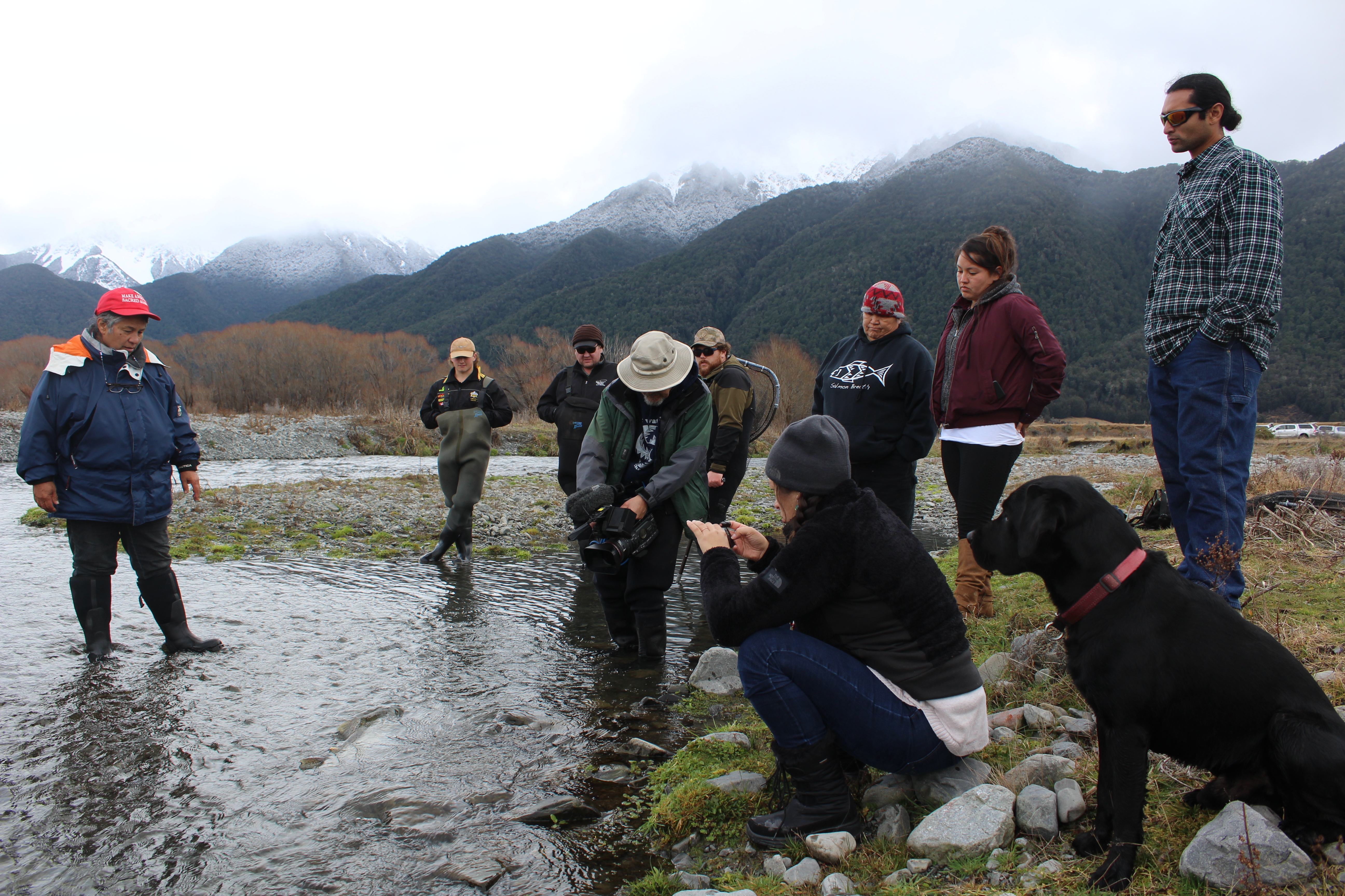 Winnemem Project Caleen and Salmon One Tree