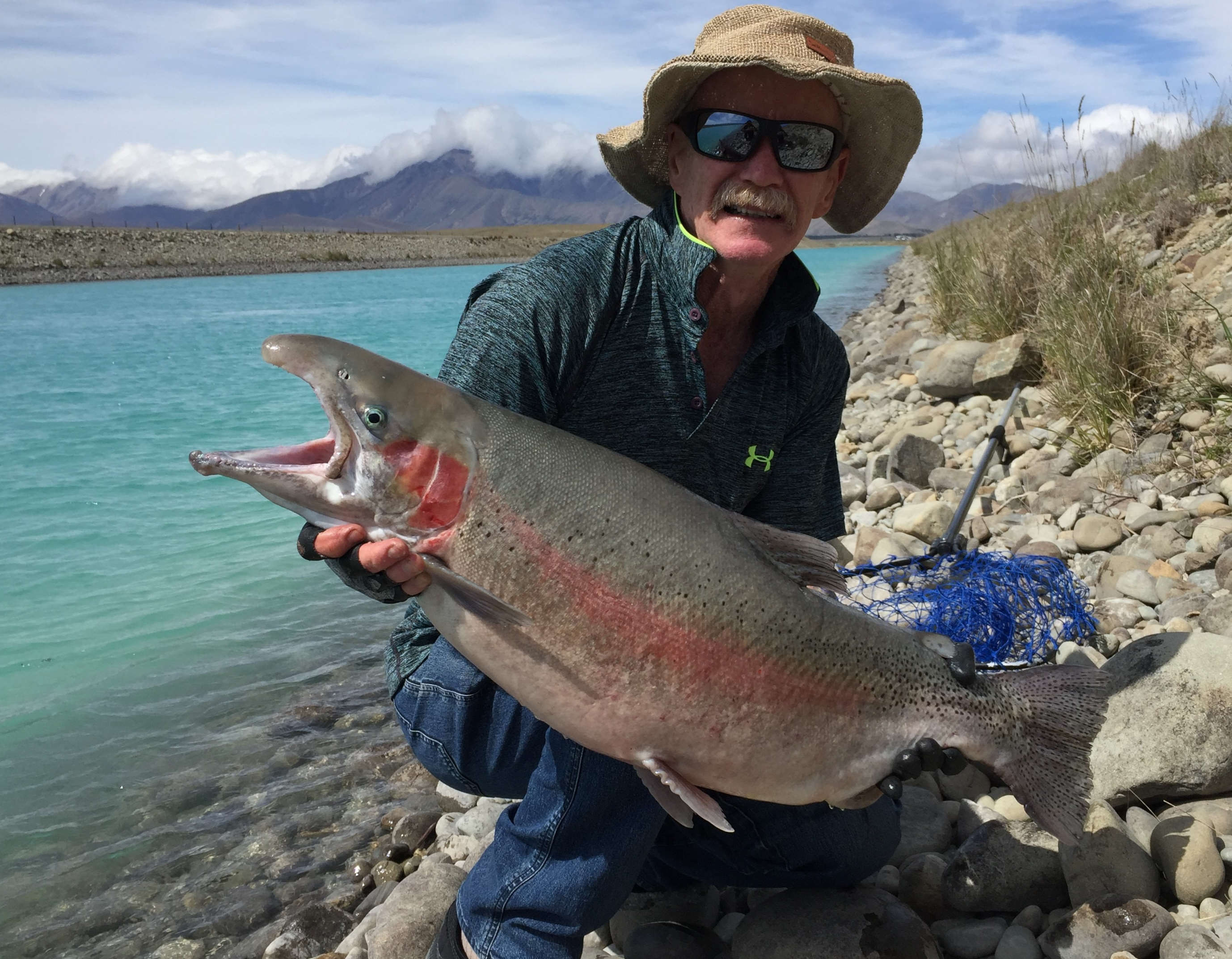John Nixon and his 17 pound November Magic Carpet fish