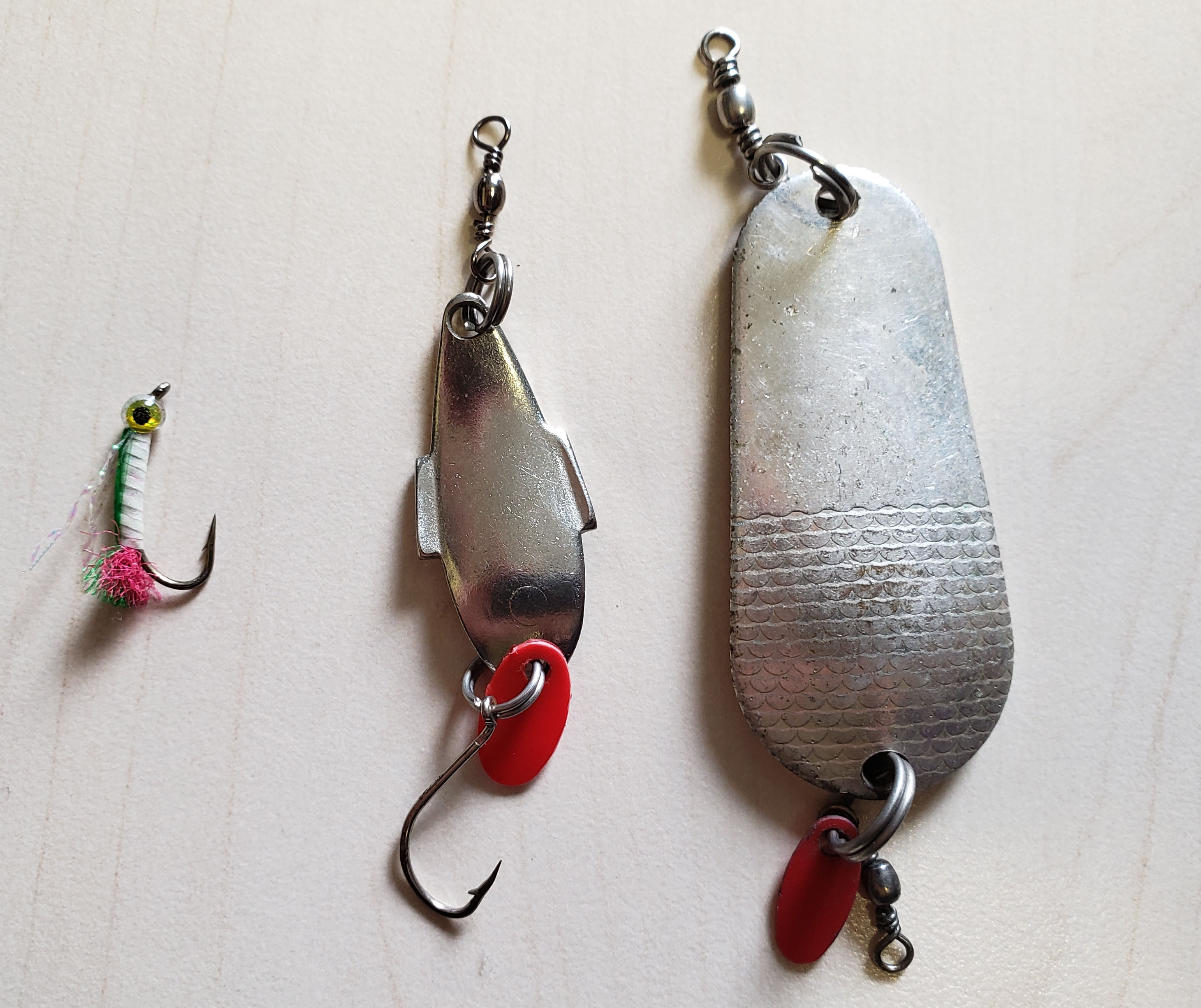 WFR1920.09 luminescent doll fly 7g dandy hookless 22g Zed spinner