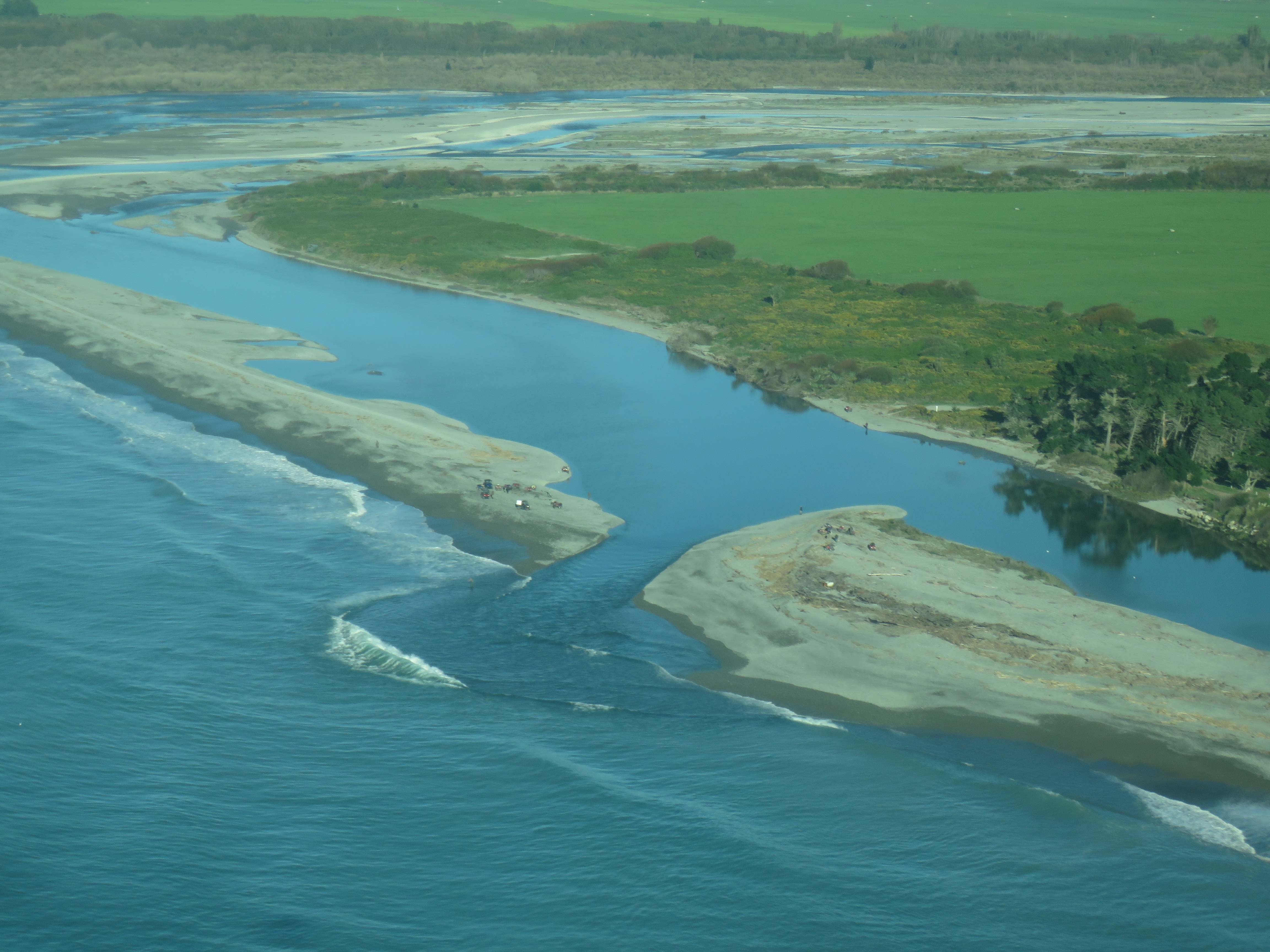 WFR1718.47The Rangitata River mouth 14 03 18