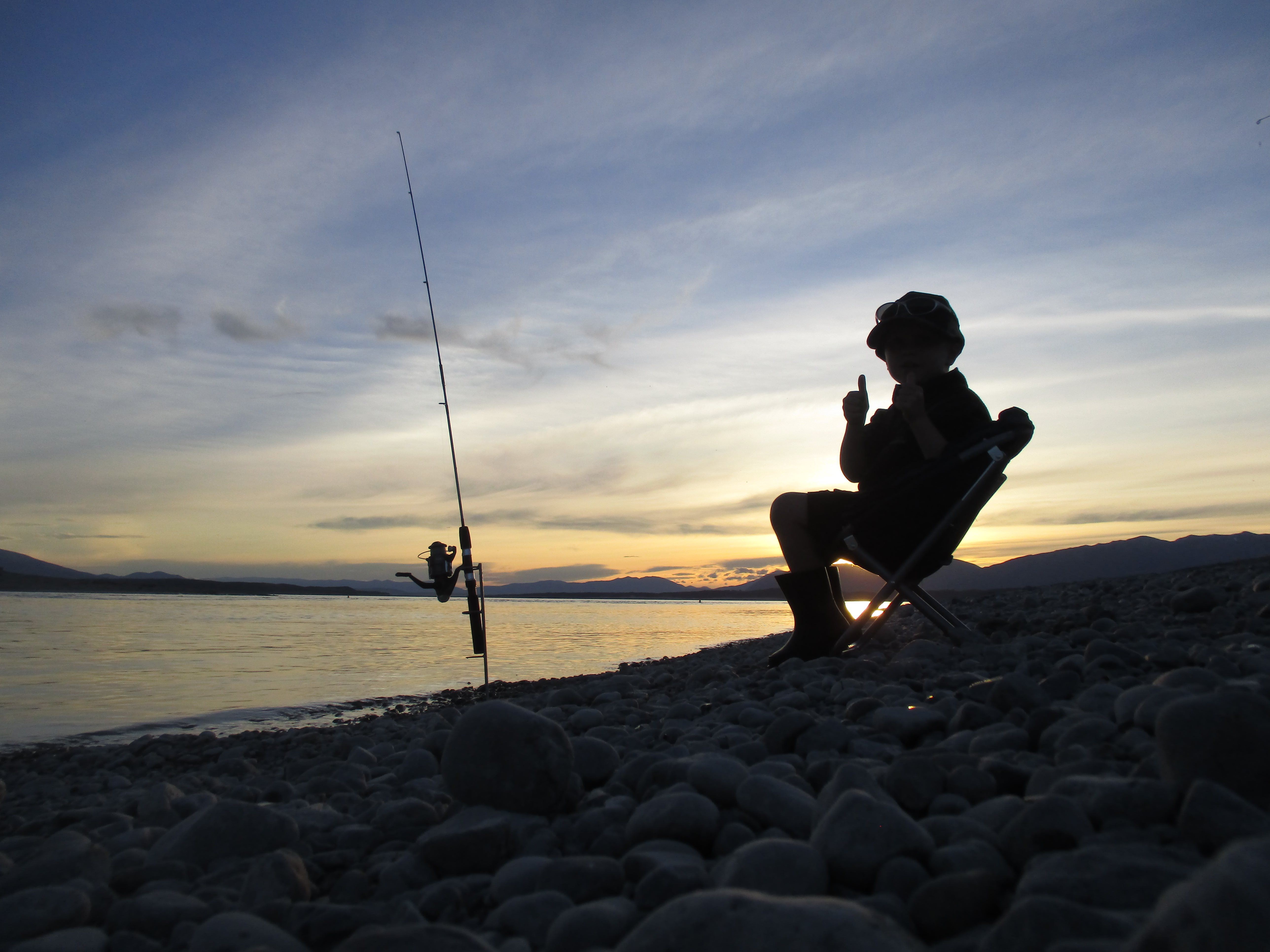 WFR1718.29Micah Thompson reckons a rod holder and a deck chair are choice for bait fishing