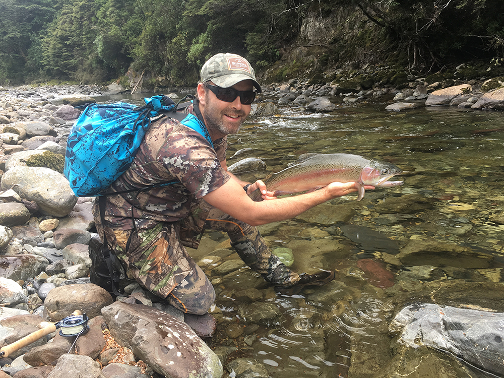 A big backcountry rainbow from last season plenty more of these to be caught in 2020 21 Credit Matt Kavermann2