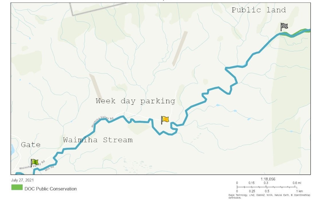 Waimaiha Map