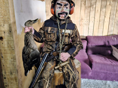 boy callers gun duck bottles removed