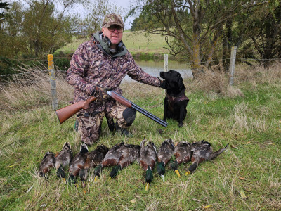 A great start to the season for Sam White huinting in Wairarapa Copyright Hamish Carnachan