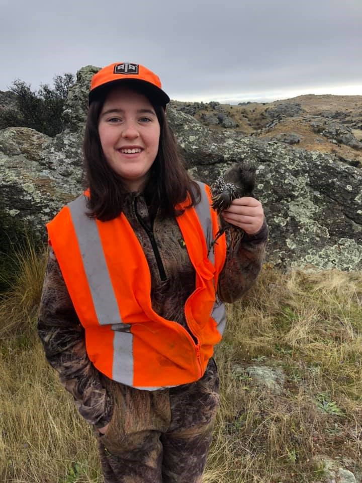 Holly Bonny with quail