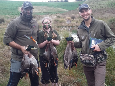 Opening day 2019 Father daughter team 